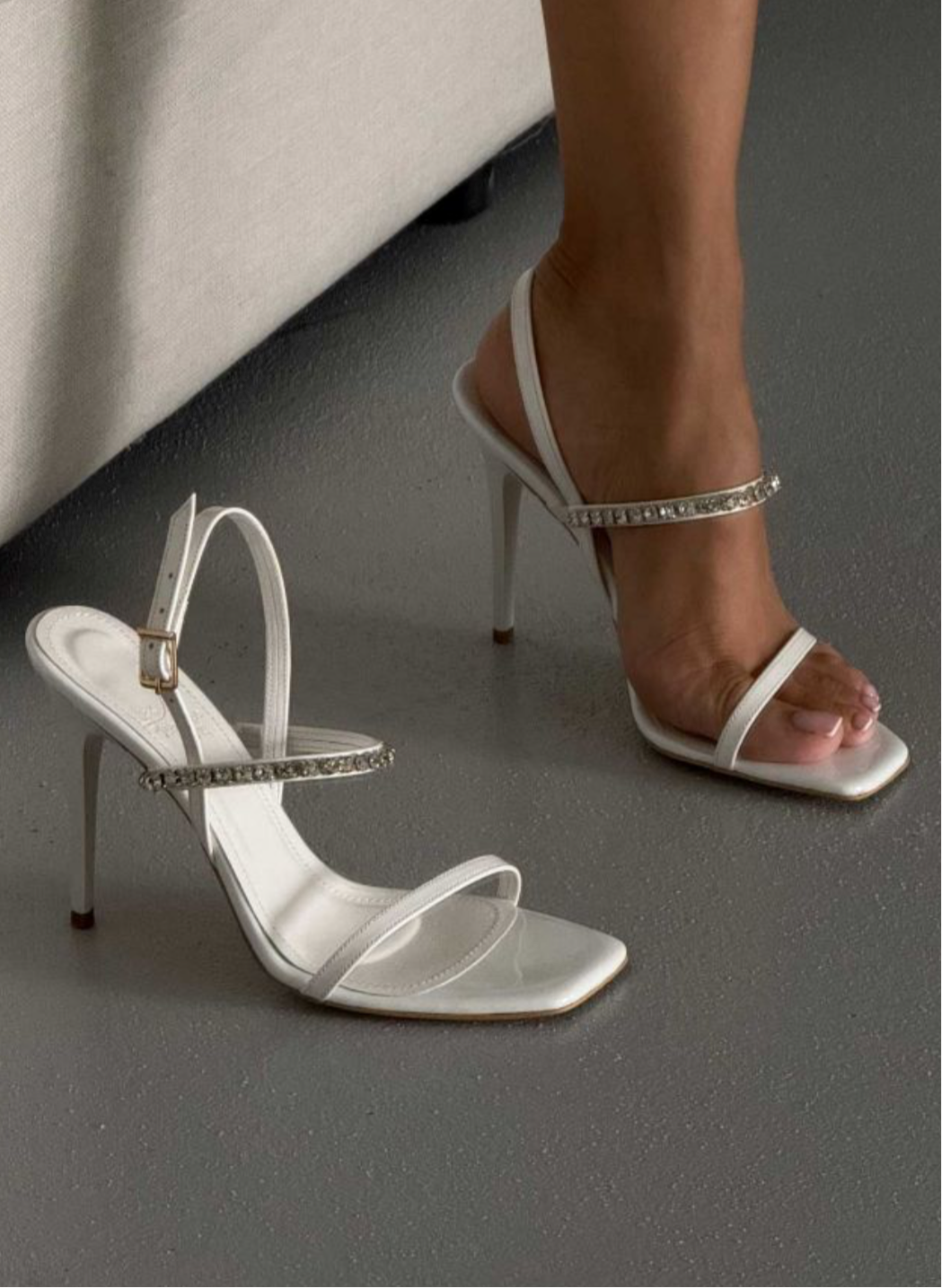Diamond White Sandals