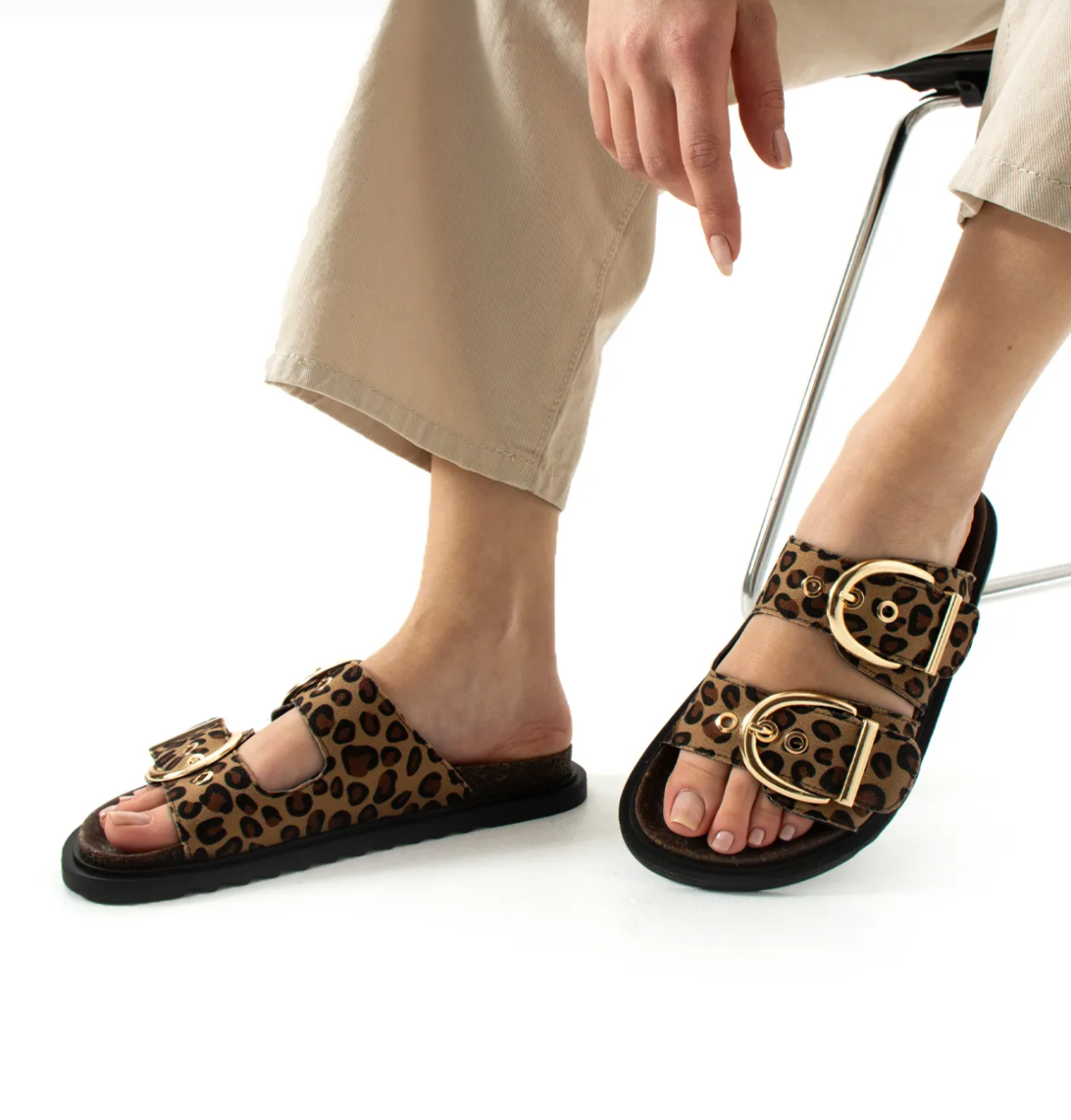 leopard Print Sandals