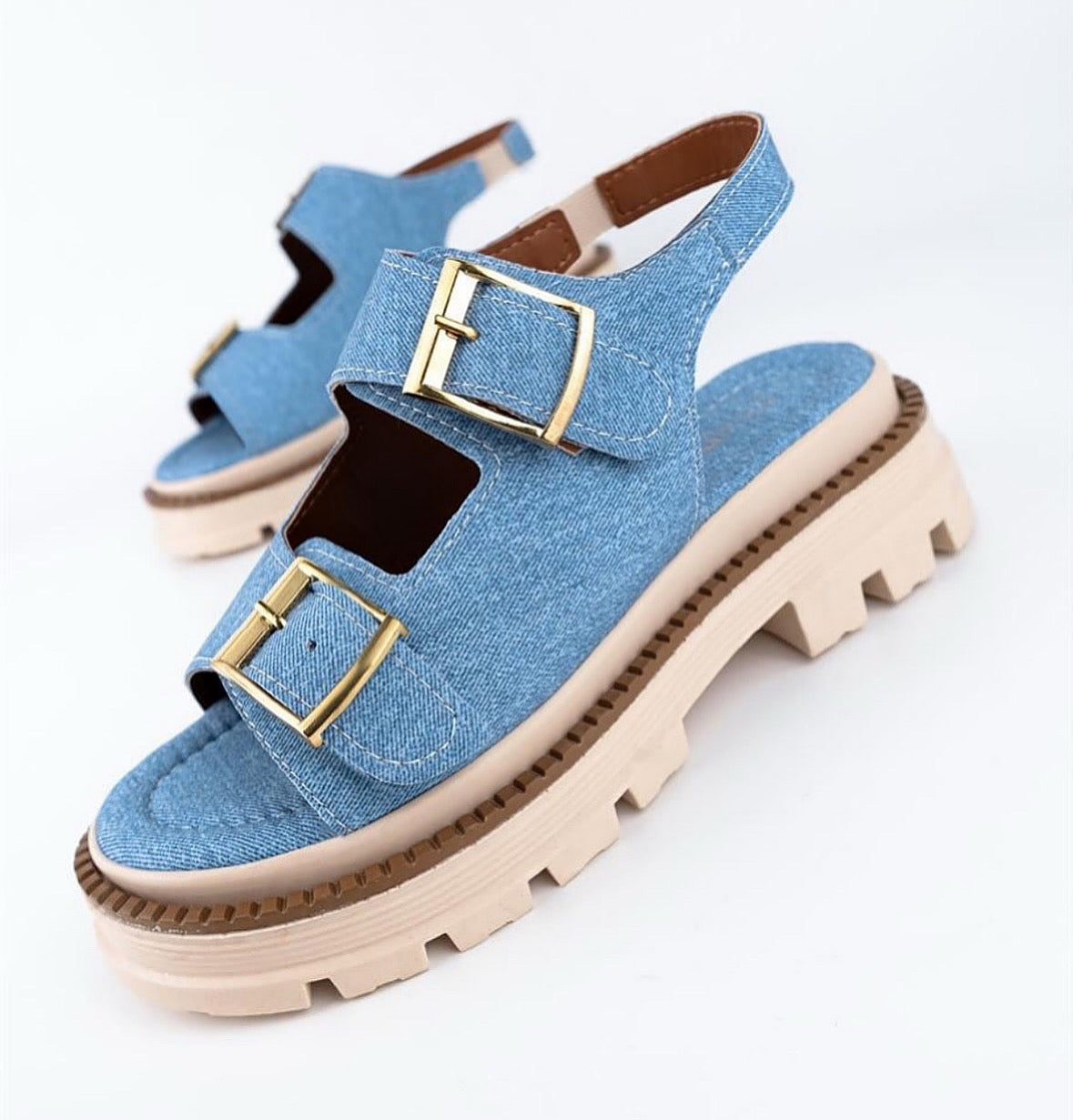 The Denim Comfy Sandals